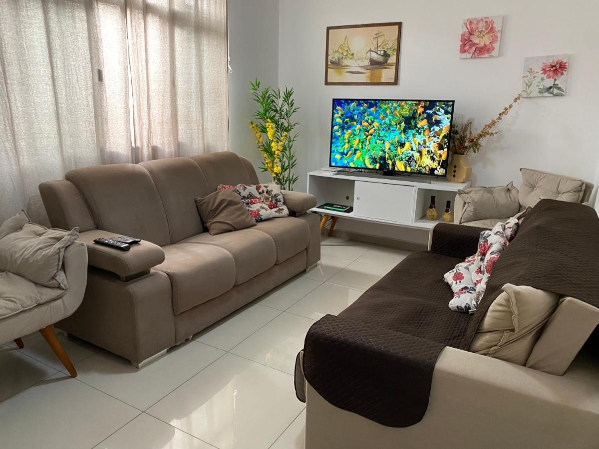 Apartamento 100 metros da praia das Astúrias Guarujá Exterior foto